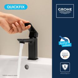 Змішувач для раковини Grohe QuickFix Dice S-Size 1018572430 з донним клапаном