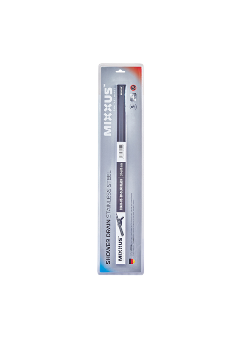 Душовий трап з нерж. сталі SUS304 Mixxus Drain-05-60-Slim Black (30x600 мм) (Чорний) (MI6169)