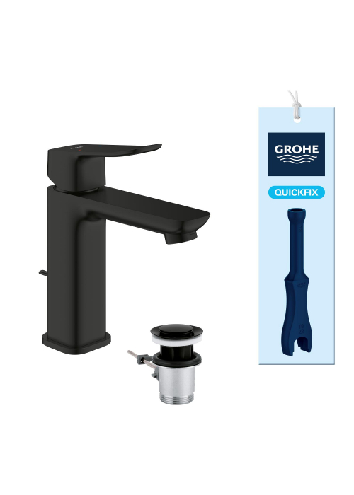 Змішувач для раковини Grohe QuickFix Dice M-Size 1018322430 з донним клапаном
