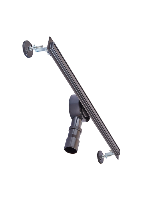 Душовий трап з нерж. сталі SUS304 Mixxus Drain-05-70-Slim Black (30x700 мм) (Чорний) (MI6170)