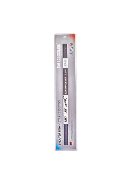 Душовий трап з нерж. сталі SUS304 Mixxus Drain-05-70-Slim Black (30x700 мм) (Чорний) (MI6170)
