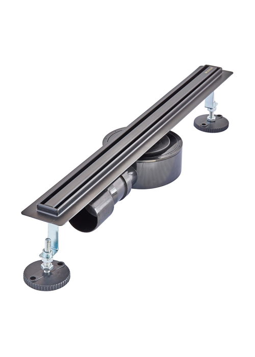 Душовий трап з нерж. сталі SUS304 Mixxus Drain-05-50-Slim Black (30x500мм) (Чорний) (MI6168)