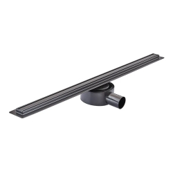 Душовий трап з нерж. сталі SUS304 Mixxus Drain-05-70-Slim Black (30x700 мм) (Чорний) (MI6170)