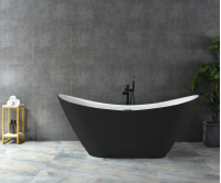 Ванна окремостояча Insana Amina Black WB 170 x 75 x 72 ( А0058050 )