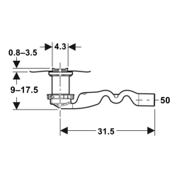 Душовий канал Geberit CleanLine 20, 60 см (154.454.00.1)