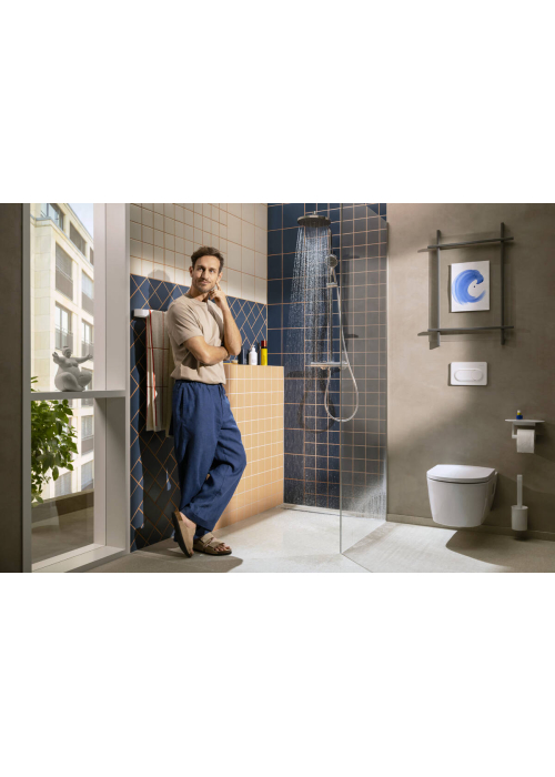 Душевая система с термостатом Hansgrohe Activera S 240 1jet EcoSmart хром 28078000