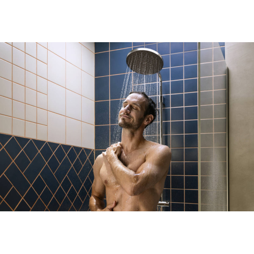 Душова система з термостатом Hansgrohe Activera S 240 1jet EcoSmart чорний матовий 28078670