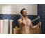 Душова система з термостатом Hansgrohe Activera S 240 1jet EcoSmart чорний матовий 28078670