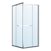 Душевая кабина Imprese SCANDIK 90×90×195 см, раздвижные двери, прозрачное стекло 5 мм, хром s09510501