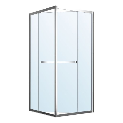Душевая кабина Imprese SCANDIK 90×90×195 см, раздвижные двери, прозрачное стекло 5 мм, хром s09510501