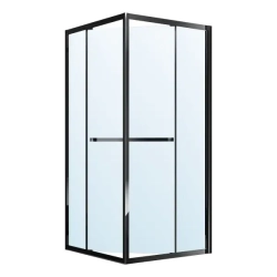 Душевая кабина Imprese SCANDIK 90×90×195 см, раздвижные двери, прозрачное стекло 5 мм, черный s09510503