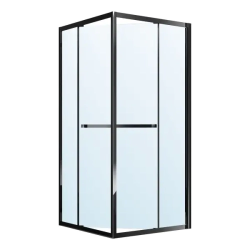 Душевая кабина Imprese SCANDIK 90×90×195 см, раздвижные двери, прозрачное стекло 5 мм, черный s09510503