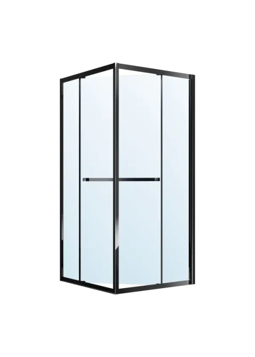 Душевая кабина Imprese SCANDIK 90×90×195 см, раздвижные двери, прозрачное стекло 5 мм, черный s09510503