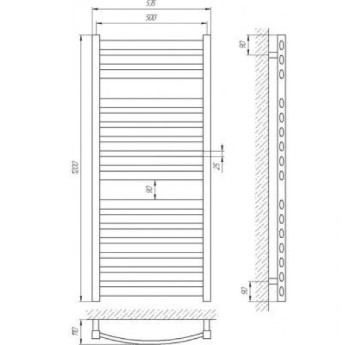 Сушка для рушників Laris Атлант П16 500 х 1200