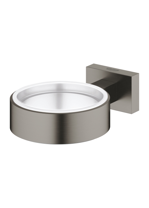 Тримач для склянки або мильниці Grohe Essentials Cube (40508AL1) Графіт матовий