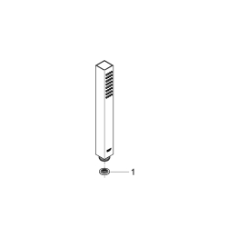 Ручной душ GROHE Euphoria Cube+ Stick, 1 режим, металл (27884001)