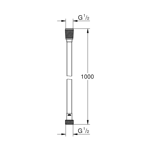 душовий шланг Grohe VitalioFlex Long-Life TwistStop 1000 (22111000)