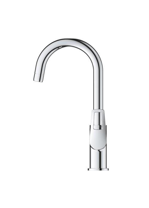 Однорычажный смеситель для раковины Grohe BauLoop New L-Size + нажимной донный клапан (23891001)
