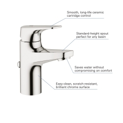 Однорычажный смеситель для раковины Grohe Grohe Start Flow S-Size (23809000)
