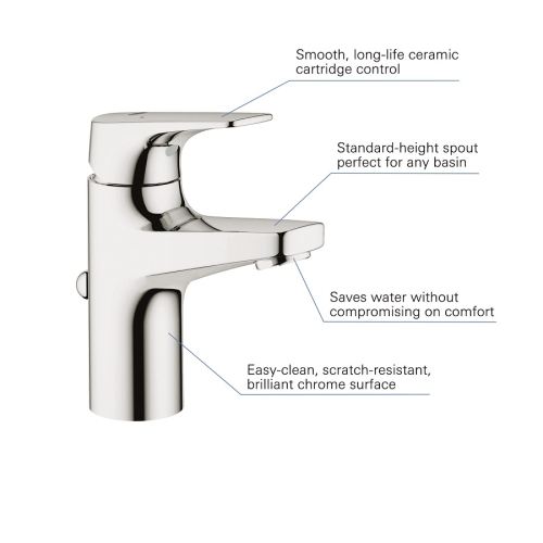 Одноважільний змішувач для раковини Grohe Grohe Start Flow S-Size (23809000)