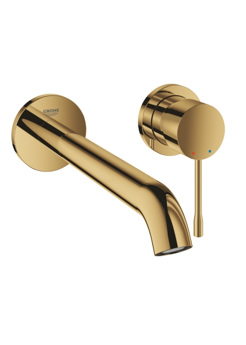 Смеситель для раковины Grohe Essence на 2 отверстия L-Size (29193GL1) Золото