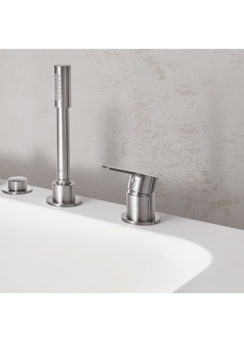 Одноважільний змішувач на ванну на три отвори Grohe Lineare (19965001)