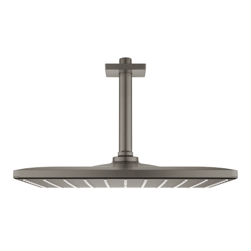 Верхній душ Grohe Rainshower 310 Mono Cube з кронштейном 142 мм, 1 режим струменя (26566AL0) Графіт матовий