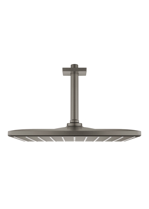 Верхній душ Grohe Rainshower 310 Mono Cube з кронштейном 142 мм, 1 режим струменя (26566AL0) Графіт матовий