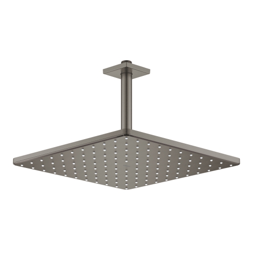 Верхній душ Grohe Rainshower 310 Mono Cube з кронштейном 142 мм, 1 режим струменя (26566AL0) Графіт матовий