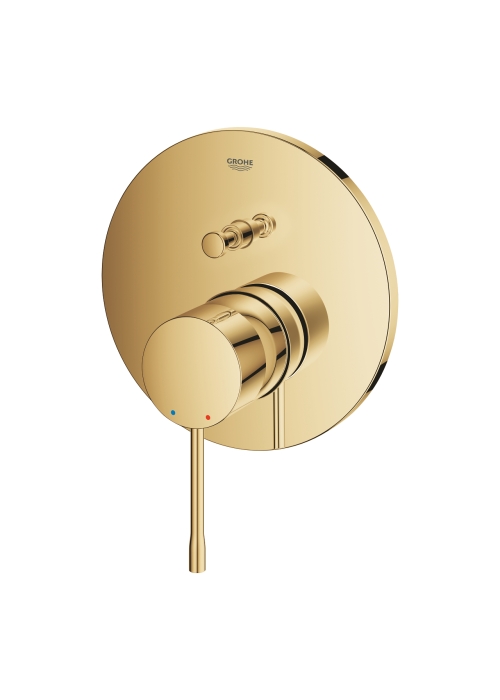 Однорычажный смеситель Grohe Essence на 2 выхода (24167GL1) Золото