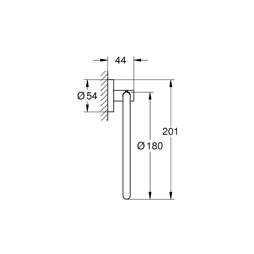 Кільце для рушника Grohe Essentials (40365GL1) Золото