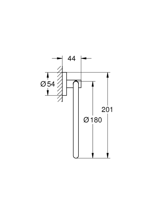 Кільце для рушника Grohe Essentials (40365GL1) Золото