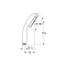 Ручной душ Grohe QuickFix Vitalio Go 100 2 режима струи (26542000)