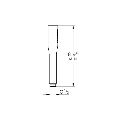 Ручний душ, 1 режим струменя Grohe EUPH Cosmopolitan Stick  22126KF0