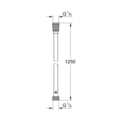 Душовий шланг Grohe Silverflex 1250 (28362GL1) Золото