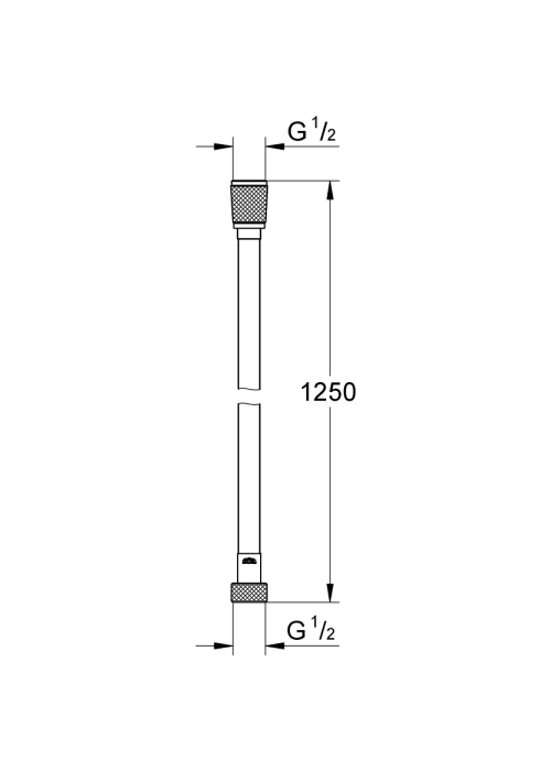 Душевой шланг Grohe Silverflex 1250 (28362GL1) Золото