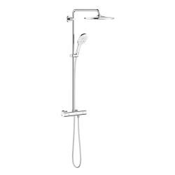Душевая система с термостатом для настенного монтажа Grohe Rainshower Smartactive 310 (26647LS0)