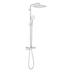 Душевая система з термостатом для настінного монтажу Grohe Tempesta System 250 Cube (26689001)