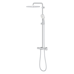 Душевая система з термостатом для настінного монтажу Grohe Tempesta System 250 Cube (26689001)