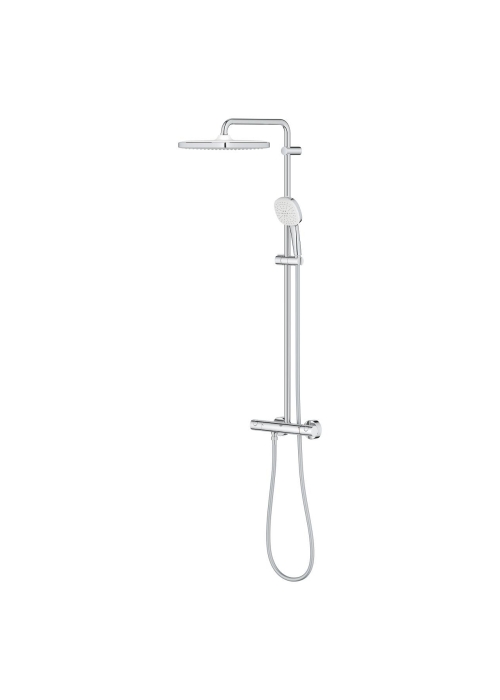 Душевая система з термостатом для настінного монтажу Grohe Tempesta System 250 Cube (26689001)