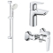 Набір змішувачів Grohe BauEdge New 3 в 1 для душу (UA123208S1)