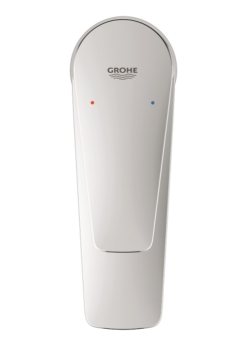 Однорычажный смеситель для раковины Grohe BauEdge New S-Size LowFlow + нажимной донный клапан (23896001)