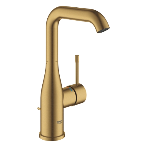 Одноважільний змішувач для раковини Grohe Essence L-Size (24174GN1) Золото матове