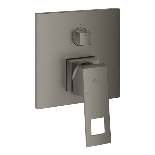 Змішувач одноважільний Grohe Eurocube з перемикачем на 3 положення (24094AL0) Графіт матовий