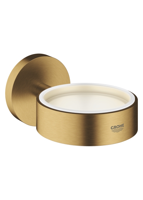 Тримач для склянки або мильниці Grohe Essentials (40369GN1) Золото матове
