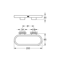 Тримач для рушника Grohe Selection (41035GN0)