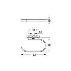 Держатель для туалетного паперу Grohe Selection (41220KF0)