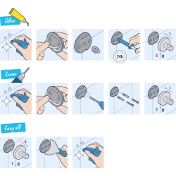 Туалетна щітка з тримачем Grohe QuickFix Start Cube (409772430)