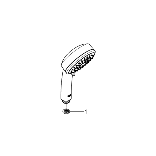 Ручний душ Grohe Vitalio Comfort 100 2 режими струменю (26397000)