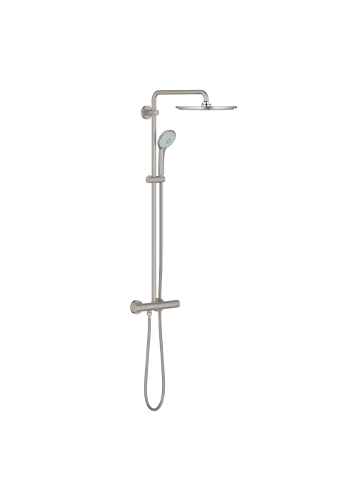 Душевая система с термостатом для настенного монтажа Grohe Euphoria System 310 (26075DC0) Сталь